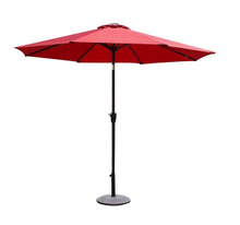 PLU-001-R/Red LED Garden Market Umbrella 