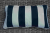 Cushion-7/White Striped Rectangular Back Cushion