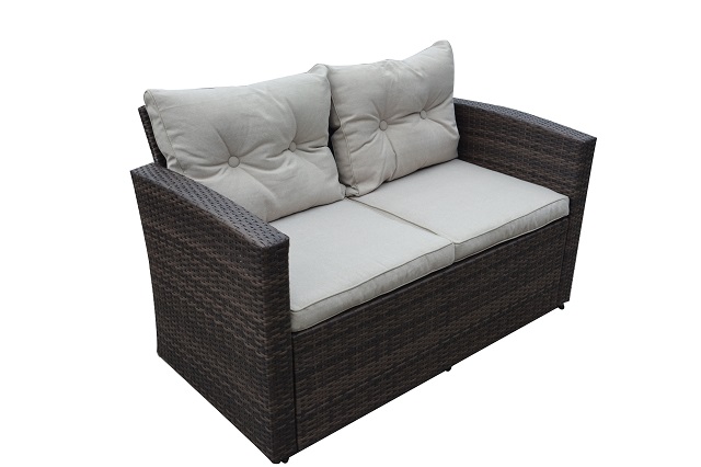 PAS-1501/4PC Detachable Garden Sofas with Storage Box