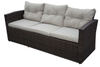 PAS-1125D/Garden Rattan Furniture Patio Sofa Set with Foot Stool
