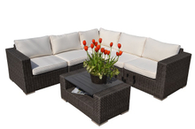 PAS-1312/Luxury L Shaped Popular Outdoor Wicker Sofa Set