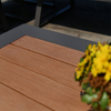 Sectional Garden Patio Aluminum Teak Painted Color Frame Sofa Set